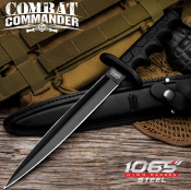 UC3448 - Dague UNITED CUTLERY Combat Commander V42 Stiletto Dagger and Sheath