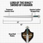UC3547 - Epée de Faramir UNITED CUTLERY Le Seigneur des Anneaux Licence Officielle