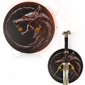 WWP1 - The Witcher - Plaque Murale pour les Ep�es Steel and Silver
