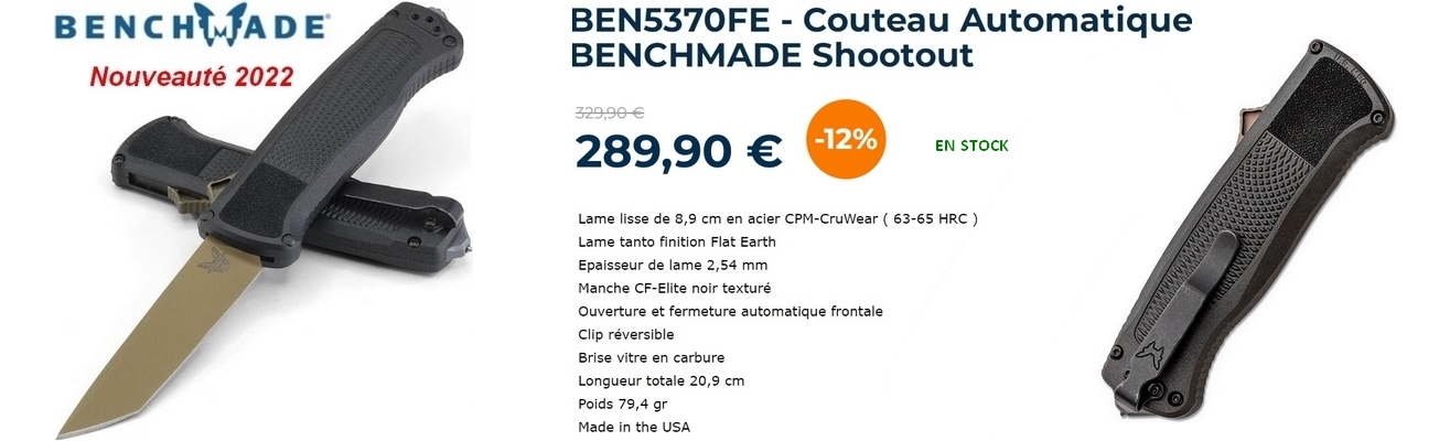 Couteau automatique Benchmade Shooutout